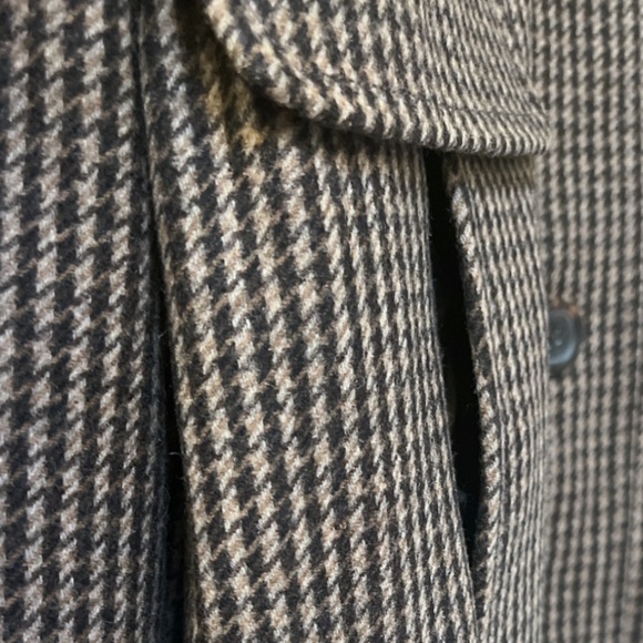 Lands’ End Women's Tweed Wool Car Coat | Women’s Size 14P | Spice Brown | $70.00 - Picture 6 of 9